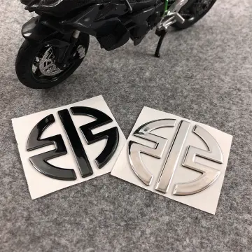 VP1 Bike Emblem Badge 3D Chrome Tank Logo Pulsar Sticker -Set of 2 –  ragillyspare