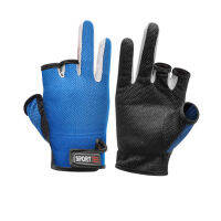 2022 Hot Sale Mesh Fishing  Gloves Moisture-proof Anti-slip Gloves Wear-resistant Fabric Breathable