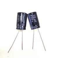 20ชิ้น10UF 450V 10MFD 450โวลต์ ± 20% -40 + 105C อลูมิเนียมตัวเก็บประจุแบบอิเล็กโทรไลติก10 × 16มม