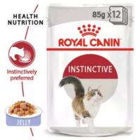 Royal Canin Instinctive Pouch Jelly 85 กรัม อาหารแมวโต รูปร่างดี เจลลี่ 85 กรัม (12 ซอง)