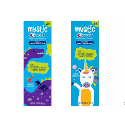 ยาสีฟัน เด็ก MYSTIC Kids Toothpaste with Fluoride 2 รส - 4.0oz by Crest