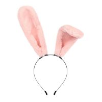 Simulation Cute Cartoon Rabbit Ears Shaped Headband Plush Hair Hoop Makeup Live Broadcast Cosplay Party Headpieces