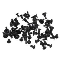 Black Push Type Fastener Retainer Clip For 90505 03 Pack of 30