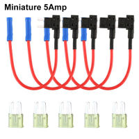 5Pcs รถบรรทุกใบมีดเรือ Tap Adapter ผู้ถือฟิวส์อัตโนมัติ Add-A-Circuit อุปกรณ์เสริมติดตั้งง่าย12V 24V Medium Micro Mini