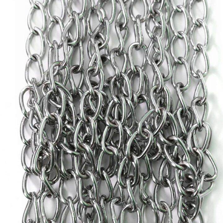 2x-sport-iron-chain-basketball-net-outdoor-12-loops-standard-heavy-duty-basketball-goal-replacement-net-silver