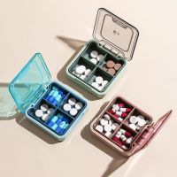 Portable Mini Medicine Box  Packaged for Outdoor Travel  One Week Pill Box  Plastic Portable Divided Tablet Storage Box Medicine  First Aid Storage