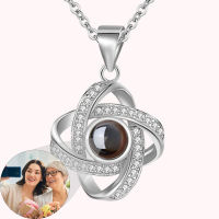 Heart Projection Photo Necklace For Women Custom Photos Chain Personalized Photo Pendant Lover Memory Jewelry Christmas Gift2023