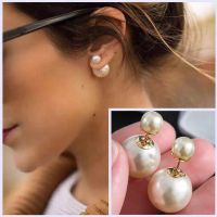 Gorgeous AAAA ขนาดใหญ่คู่12-13มม. รอบ South Sea White Pearl Earrings