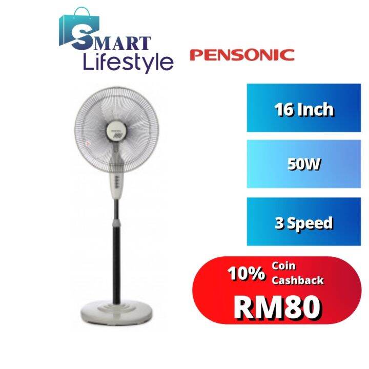 Pensonic Speed W Stand Fan Inch Psf Gy Lazada