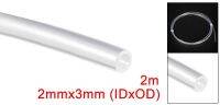 เครื่องพิมพ์ RepRap Lenph PTFE เมตร3D 6.56ft 2 Uxcell สีขาวใสสำหรับ1x 2Mm/1.5x 3Mm/2x 3Mm/2x4Mm