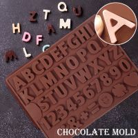 Silicone 26 Number Chocolate Baking Molds Decoration Jelly Fondant Cookies Tools Accessories