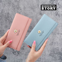 【พร้อมส่ง】Wonderful Story  กระเป๋าสตางค์ ใบยาว งานสวย กระเป๋าผู้หญิง