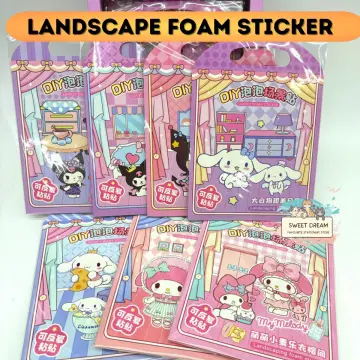 450pcs Sanrio Scrapbook Sticker Book Kuromi Melody Cartoon Cute 16
