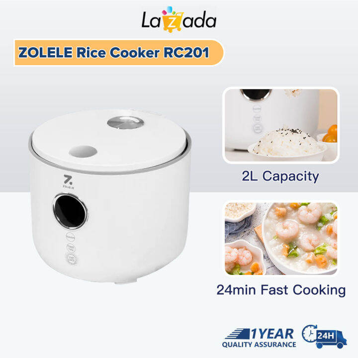 【1 Year Warranty】ZOLELE Rice Cooker RC201 2L Multifunctional Cooker Non