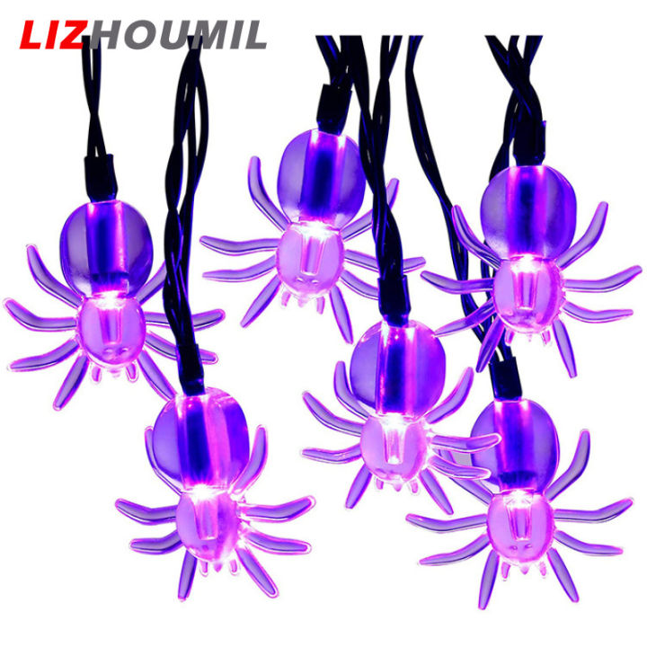 lizhoumil-ไฟแมงมุมพลังงานแสงอาทิตย์-led-สีม่วงหลอดไฟประดับแบบสายสำหรับปาร์ตี้ฮาโลวีนสวนของของตกแต่งสนามหญ้าบ้าน