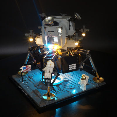 Kyglaring Led Light Up Kit For 10266 Apollo 11 Moon Landing Bin