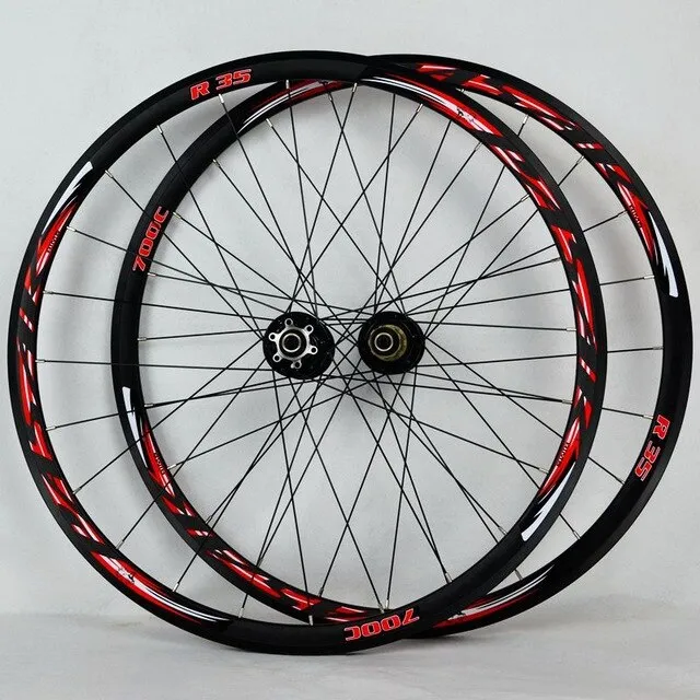 Cubic Disc Rim 700C Wheelset Road Bike Wheels Cyclocross Aluminium Double-deck Rims ...