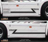 สำหรับ X2 Scania R Series Dutch Sideskirt Decal,Sticker Graphic, Streamline