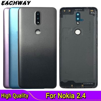 lipika New For Nokia 2.4 Battery Door Housing Back Cover Case Rear Panel Replacement For Nokia2.4 TA-1277 TA-1275 TA-1274 Battery Cover