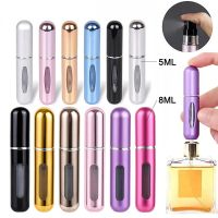 5/8ml Portable Perfume Atomizer Liquid Container Portatil For Cosmetics Mini Aluminum Spray Alcochol Empty Refillable Bottle Travel Size Bottles Conta