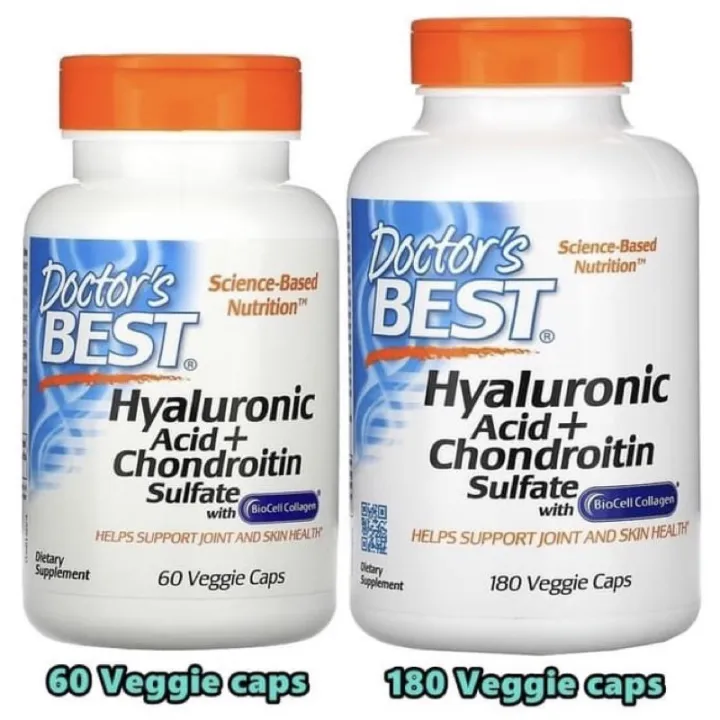 ((🍎มีสินค้าพร้อมส่งค่ะ🍎)) Doctor's Best, Hyaluronic Acid + Chondroitin