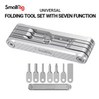 SMALLRIG Universal DSLR Camera Rig Folding Tool Set with Screwdrivers and Hex Key Wrenches Tool Set with Seven Functional Tools