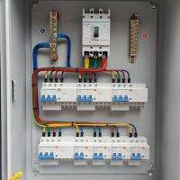 Low-Voltage Lighting Distribution Box Switch Control Cabinet Three-Phase Four-Wire Socket Dual Power Supply Three-Level Box