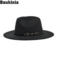 Bauhinia Winter Autumn Men Women Imitation Woolen Felt Hats Fashion Jazz Hat Fedoras Chapeau