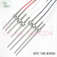 NTC 10K B3950 Thermistor Temperature Sensor SUS304 Thread BSP 1/2" 1/4" 6mm × 100mm / 200mm Probe 200mm Cable -50~150°C 2 PCS