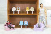 Ornament Miniature station bench ม้านั่งป้ายรถเมล์จิ๋ว ตกแต่งบ้าน JP Quality 4x7x5 cm