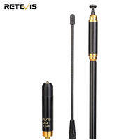 Retevis 2 Way วิทยุเสาอากาศ,SMA-F 144/430MHz แบบใช้มือถือแบบ Dual Band,เสาอากาศ Telescopic สำหรับ RT29 RT-5R RT5 RT-5RV RT21V BaoFeng UV-5R BF-F8HP BF-888S UV-82 UV5RA(1 Pack)