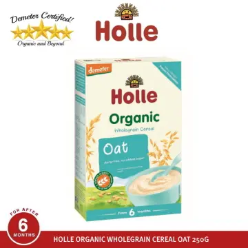 Holle organic oatmeal store cereal