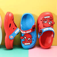 Spidermans ชายหญิงรองเท้าแตะการ์ตูนฤดูร้อนการ์ตูน Spidermans Hole Embossed Boys Beach Hole รองเท้า225674