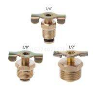 NPT 1/4 quot; 3/8 quot; 1/2 quot; Solid Brass Compressor Air Tank Port Fittings Drain Valve