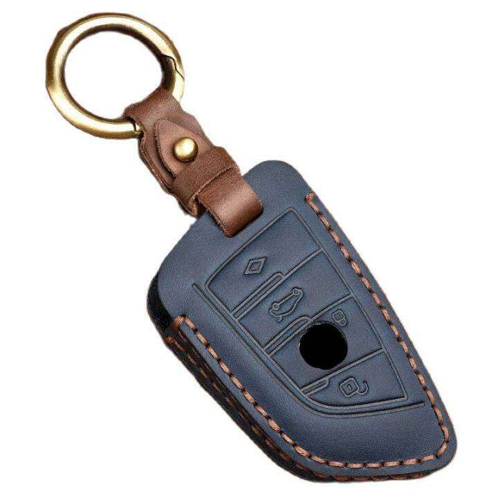 luxury-leather-car-key-cover-case-fob-for-bmw-series-3-5-530li-325li-528li-530-730-x1-x2-x3-x4-x5-x6-keychain-holder-bag-keyring