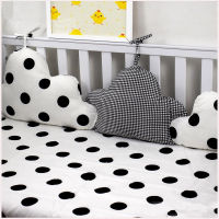 3 Pieces Linked Clouds Shape Baby Bed Bumpers Newborns Crib Protector Baby Bedding Set In Cot Kids Room Decor Pillows for Crib