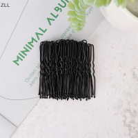 ZLL 50ชิ้น/เซ็ต hair waved U-shaped bobby PIN barrette Salon Grip คลิป