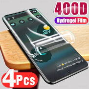 4 Miếng Dán Hydrogel 400D Cho Google Pixel 6a Miếng Dán Màn Hình 3D Cho