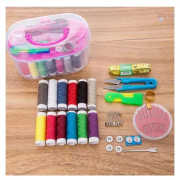  Portable Sewing Kit in Mini Folding Storage Box Basic