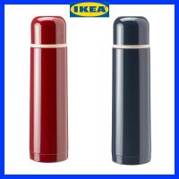 JET กระติกน้ำ   สแตนเลส สูญญากาศ  สูญญากาศ IKEA HÄLSA แฮลซ่า น้ำเงิน0.5 ลิตร กระบอกน้ำ  ขวดน้ำ