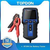 ✑ TOPDON BT200 12V Car Battery Tester Digital Automotive Diagnostic Battery Tester Analyzer Vehicle Cranking Charging Scanner Tool