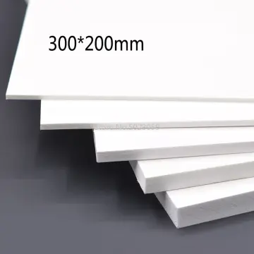 PVC Hard Rigid Board White Black Gloss Plastic Sheet Waterproof Laminate  Vinyl Flexible Soft Film Model Handmade Pad Panel Plate