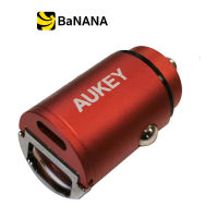 ที่ชาร์จในรถ AUKEY Car Charger 1 USB-A / 1 USB-C  (CC-A3 RD) by Banana IT