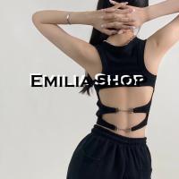 ♕✟ EMILIA SHOP เสื้อยืด เสื้อครอป เสื้อผ้าแฟชั่นผู้หญิง สไตล์เกาหลี ins 2023 ใหม่ A20K0OD 0625