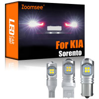 Zoomsee 2Pcs สีขาวย้อนกลับ LED สำหรับ KIA Sorento JC XM UM 2002-2020 Canbus ภายนอกไม่มีข้อผิดพลาดสำรองด้านหลังไฟท้ายหลอดไฟรถ