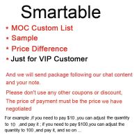 Limited Time Discounts Smartable MOC Custom List /Sample /Price Difference Link Building Block Parts Toys Just For VIP Customer