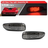 ✣ Fits For Mini R56 R57 R58 R59 S JCW Led Rear Fog Running Light Lamp Assembly Kit Smoke Lens Union Jack Style Car-Styling