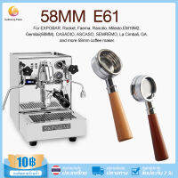 ส่งจากไทย? Coffee Bottomless Portafilter ก้านชงกาแฟ ขนาด 58mm (สองหู) ด้ามชงกาแฟ  E61