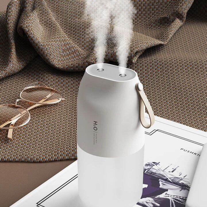 Air Humidifier Household 300ml Large Capacity Mist Maker Dual Spray
