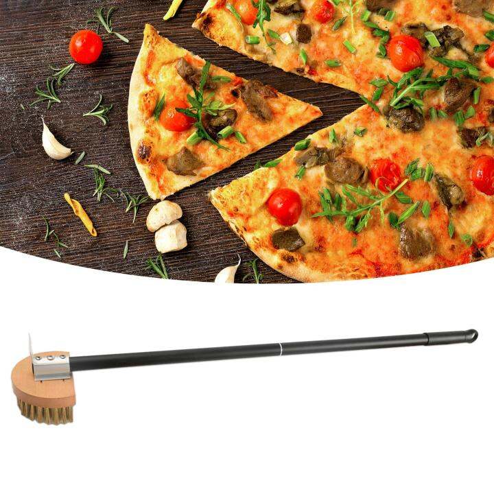 Loviver Pizza Oven Brush Pizza Stone Cleaning Brush for Pizza Oven